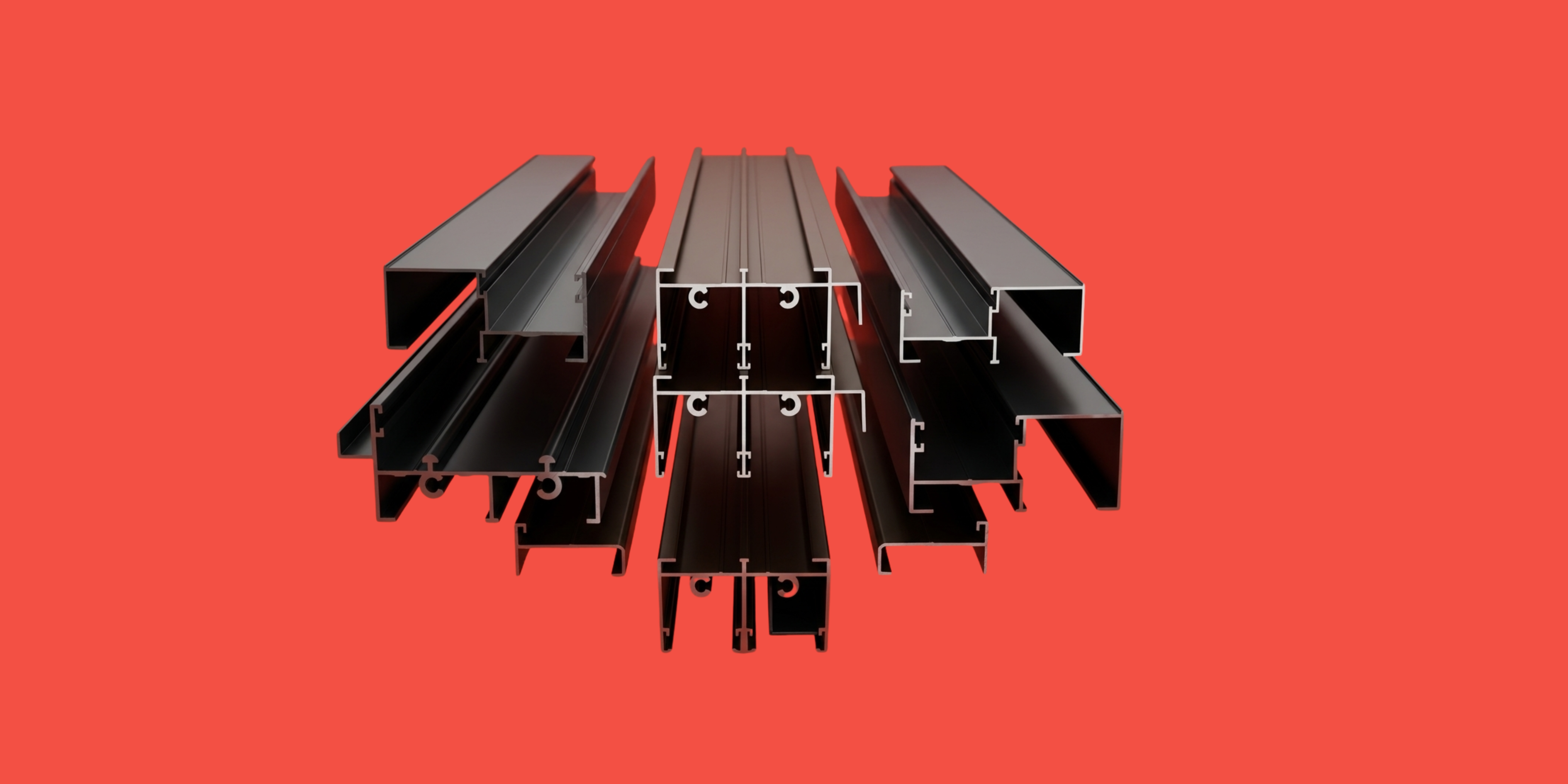 Aluminium extrusion detail