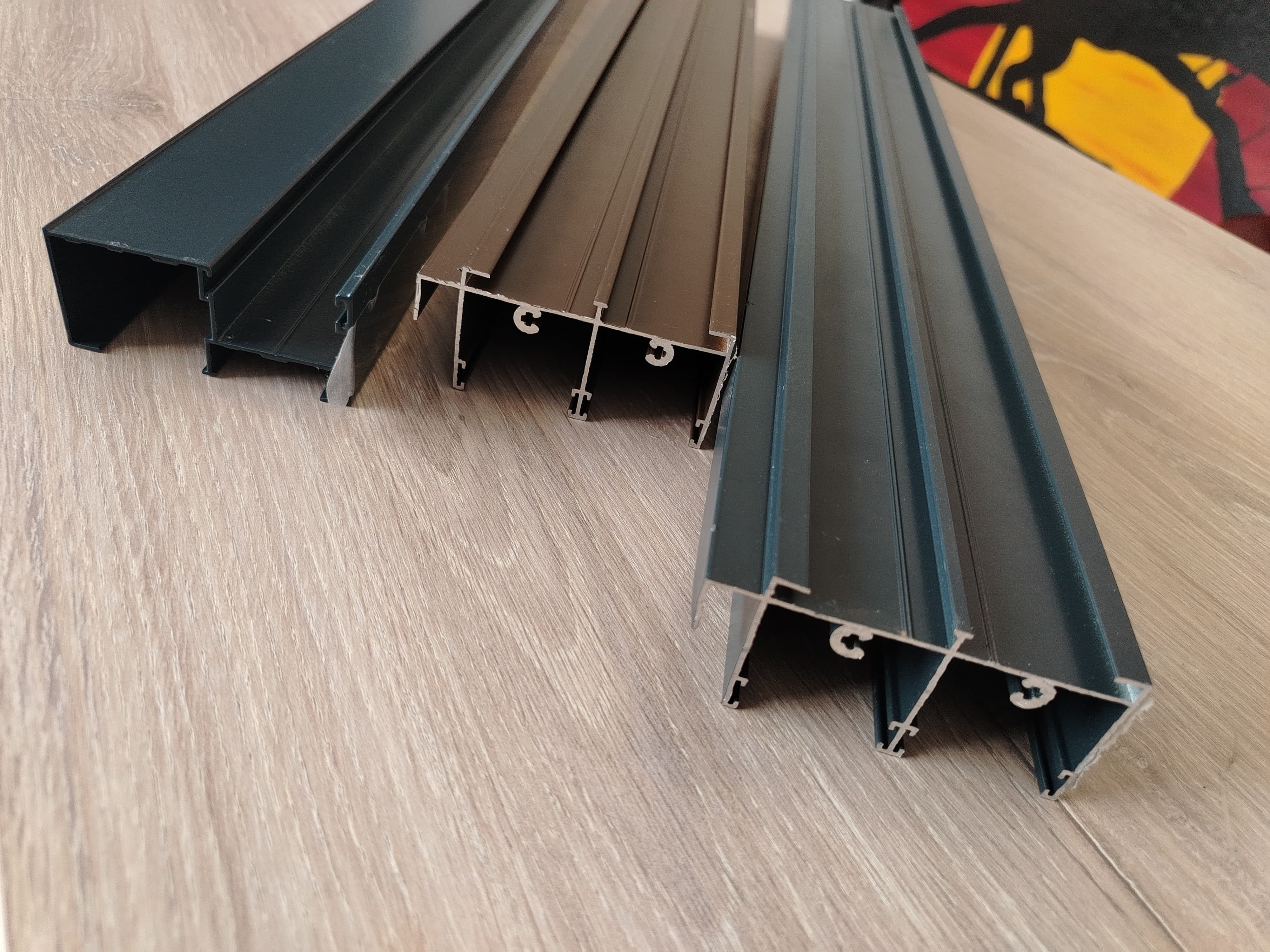 Aluminium extrusion detail